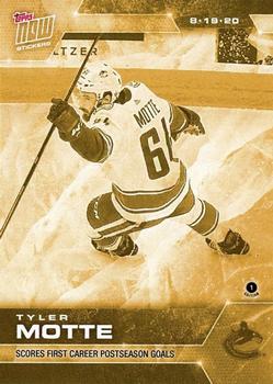 2019-20 Topps Now NHL Stickers - Stanley Cup Playoffs Gold #SCP-85G Tyler Motte Front