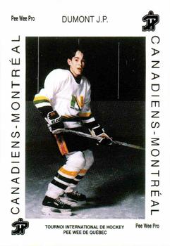 2011 Danone Les Grands du Hockey durant leurs annees Pee-Wee (2e Edition) #0560 J.P. Dumont Front