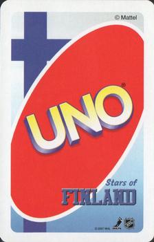 2007 Mattel Uno Stars of Finland #R0 Saku Koivu Back