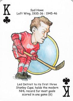 2017 Hero Decks Detroit Red Wings Hockey Heroes Playing Cards #K♣ Syd Howe Front