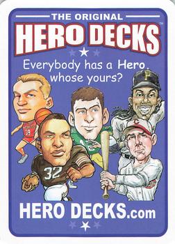 2017 Hero Decks Detroit Red Wings Hockey Heroes Playing Cards #NNO The Original Hero Decks Front