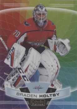2019-20 O-Pee-Chee Platinum - Rainbow Color Wheel #120 Braden Holtby Front
