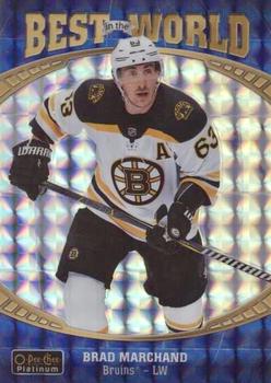 2019-20 O-Pee-Chee Platinum - Best In The World Mosaic #BW-8 Brad Marchand Front