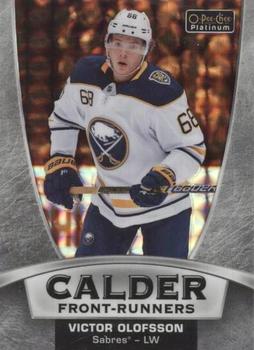 2019-20 O-Pee-Chee Platinum - Calder Front-Runners Mosaic #CF-3 Victor Olofsson Front