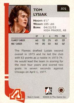 2004-05 In The Game Franchises US East - SportsFest Chicago #301 Tom Lysiak Back