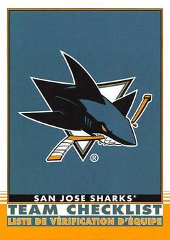 2020-21 O-Pee-Chee - Retro Blank Back #574 San Jose Sharks Front