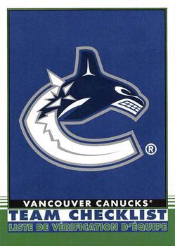 2020-21 O-Pee-Chee - Retro Blank Back #578 Vancouver Canucks Front