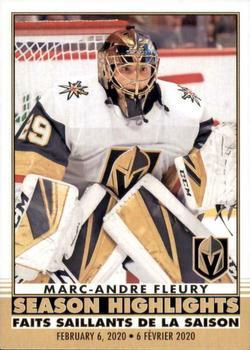 2020-21 O-Pee-Chee - Retro Blank Back #596 Marc-Andre Fleury Front