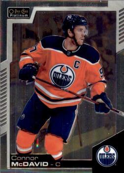 2020-21 O-Pee-Chee - O-Pee-Chee Platinum Preview #P-CM Connor McDavid Front