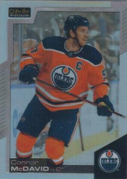 2020-21 O-Pee-Chee - O-Pee-Chee Platinum Preview Rainbow #P-CM Connor McDavid Front