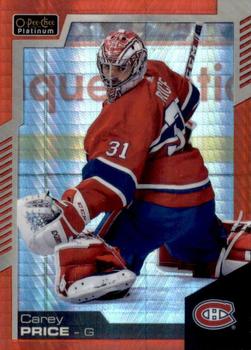 2020-21 O-Pee-Chee - O-Pee-Chee Platinum Preview Red Prism #P-CP Carey Price Front