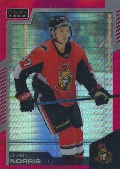 2020-21 O-Pee-Chee - O-Pee-Chee Platinum Preview Red Prism #P-JN Josh Norris Front