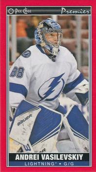 2020-21 O-Pee-Chee - O-Pee-Chee Premier Tallboys Red #P-4 Andrei Vasilevskiy Front