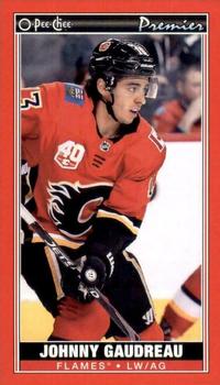 2020-21 O-Pee-Chee - O-Pee-Chee Premier Tallboys Red #P-27 Johnny Gaudreau Front