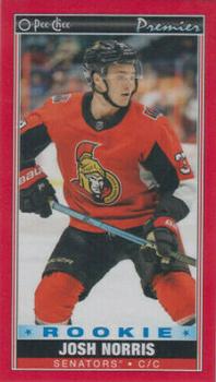 2020-21 O-Pee-Chee - O-Pee-Chee Premier Tallboys Red #P-37 Josh Norris Front