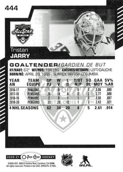 2020-21 O-Pee-Chee - Variant All-Star #444 Tristan Jarry Back