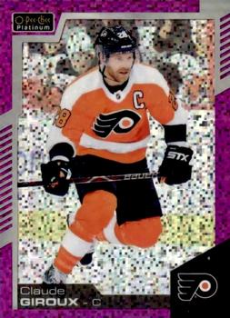 2020-21 O-Pee-Chee - O-Pee-Chee Platinum Preview Violet Pixels #P-CG Claude Giroux Front