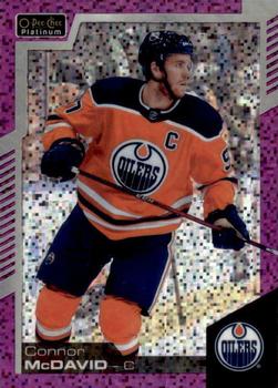 2020-21 O-Pee-Chee - O-Pee-Chee Platinum Preview Violet Pixels #P-CM Connor McDavid Front
