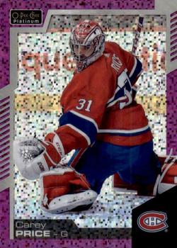 2020-21 O-Pee-Chee - O-Pee-Chee Platinum Preview Violet Pixels #P-CP Carey Price Front