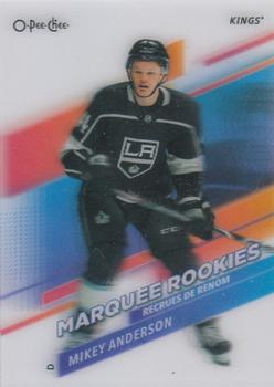 2020-21 O-Pee-Chee - Marquee Rookies 3-D #3D-MA Mikey Anderson Front