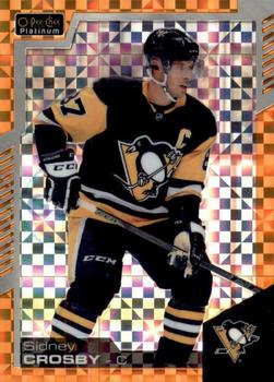 2020-21 O-Pee-Chee - O-Pee-Chee Platinum Preview Orange Checkers #P-SC Sidney Crosby Front