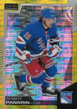 2020-21 O-Pee-Chee - O-Pee-Chee Platinum Preview Seismic Gold #P-AP Artemi Panarin Front