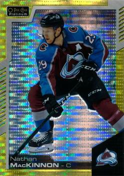 2020-21 O-Pee-Chee - O-Pee-Chee Platinum Preview Seismic Gold #P-NM Nathan MacKinnon Front