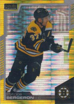 2020-21 O-Pee-Chee - O-Pee-Chee Platinum Preview Seismic Gold #P-PB Patrice Bergeron Front