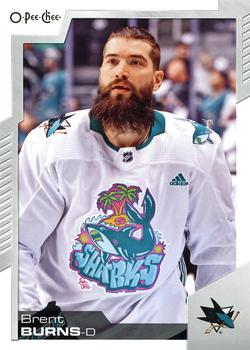 2020-21 O-Pee-Chee - Variant Warm-Up Jersey #374 Brent Burns Front