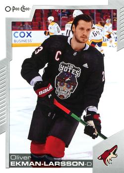 2020-21 O-Pee-Chee - Variant Warm-Up Jersey #406 Oliver Ekman-Larsson Front