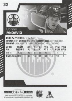 2020-21 O-Pee-Chee - Variant Rookie Year #33 Connor McDavid Back