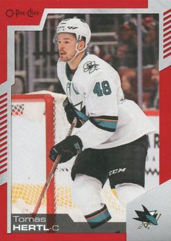 2020-21 O-Pee-Chee - Red Blank Back #81 Tomas Hertl Front