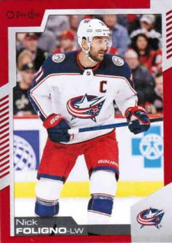 2020-21 O-Pee-Chee - Red Blank Back #173 Nick Foligno Front
