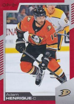 2020-21 O-Pee-Chee - Red Blank Back #375 Adam Henrique Front