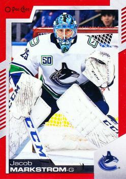 2020-21 O-Pee-Chee - Red Blank Back #434 Jacob Markstrom Front