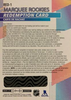 2020-21 O-Pee-Chee - Marquee Rookies Redemptions #RED-1 Redemption #1 Back