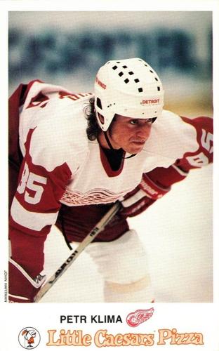1988-89 Little Caesars Detroit Red Wings #NNO Petr Klima Front
