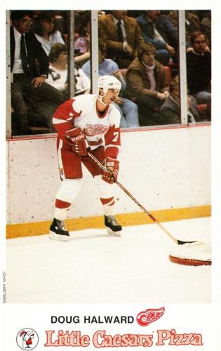 1988-89 Little Caesars Detroit Red Wings #NNO Doug Halward Front