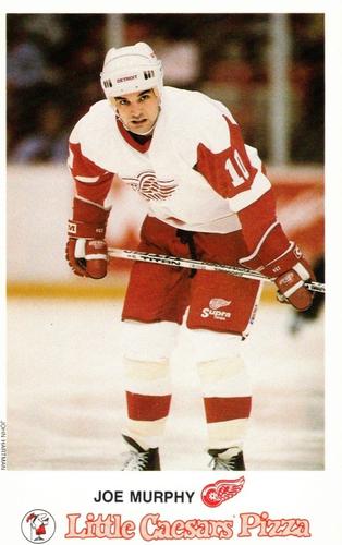 1988-89 Little Caesars Detroit Red Wings #NNO Joe Murphy Front