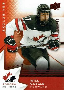 2020-21 Upper Deck Team Canada Juniors - Exclusives #8 Will Cuylle Front