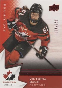 2020-21 Upper Deck Team Canada Juniors - Exclusives #44 Victoria Bach Front