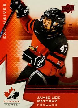2020-21 Upper Deck Team Canada Juniors - Exclusives #56 Jamie Lee Rattray Front