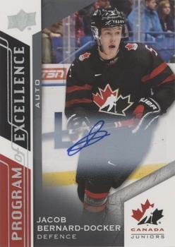 2020-21 Upper Deck Team Canada Juniors - Autographs #110 Jacob Bernard-Docker Front