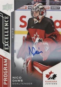 2020-21 Upper Deck Team Canada Juniors - Autographs #123 Nicolas Daws Front