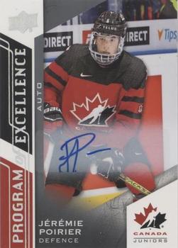 2020-21 Upper Deck Team Canada Juniors - Autographs #131 Jeremie Poirier Front