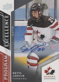 2020-21 Upper Deck Team Canada Juniors - Autographs #138 Seth Jarvis Front