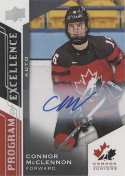 2020-21 Upper Deck Team Canada Juniors - Autographs #140 Connor McClennon Front