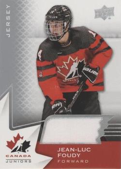2020-21 Upper Deck Team Canada Juniors - Jerseys #5 Jean-Luc Foudy Front
