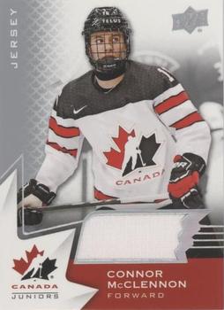 2020-21 Upper Deck Team Canada Juniors - Jerseys #7 Connor McClennon Front