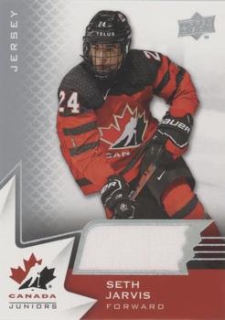 2020-21 Upper Deck Team Canada Juniors - Jerseys #13 Seth Jarvis Front